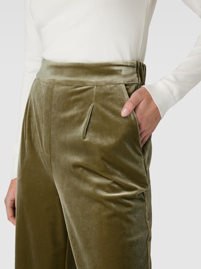 Herzensangelegenheit Hose mit Bundfalten Khaki 3