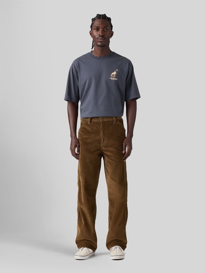 Levi's® Spodnie sztruksowe o kroju loose fit z kieszeniami cargo Średniobrązowy 1