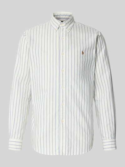 Polo Ralph Lauren Custom Fit Freizeithemd mit Button-Down-Kragen Hellblau 2