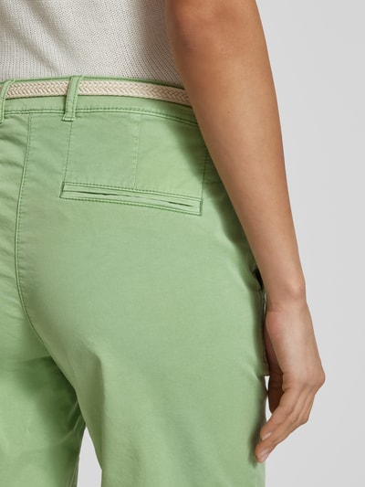 Tom Tailor Regular Fit Chinoshorts aus Baumwoll-Mix Hellgruen 3