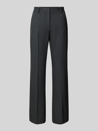 Produktfoto, Straight Fit Hose mit viskose-Anteil Modell 'Bergen' von MANGO, grau, Bügelfalten, elastischer Material-Mix, glatte Textur