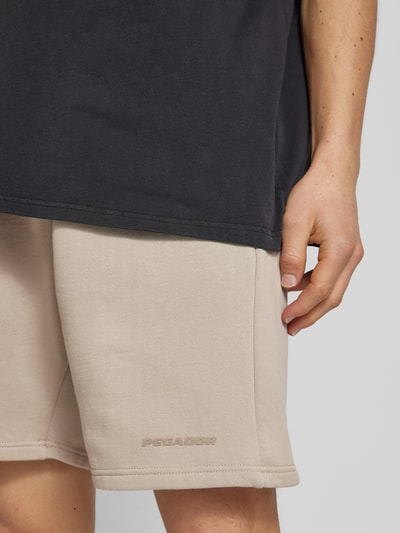 Pegador Sweatshorts mit Label-Detail Beige 3