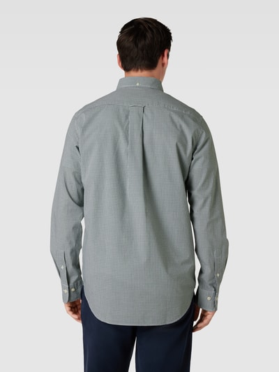 Gant Regular fit vrijetijdsoverhemd met labelstitching, model 'POPLIN' Groen - 5