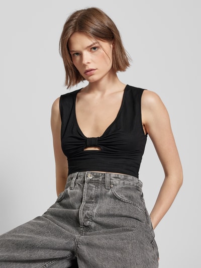 Only Crop Top mit Cut Out Modell 'JANY' Black 3