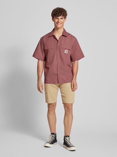 Blend Korte slim fit broek met tunnelkoord, model 'BLIZZARD' Beige - 1