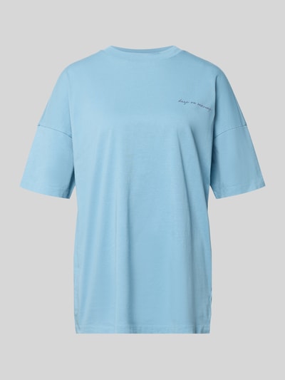 Marc O'Polo DENIM Oversized T-Shirt aus reiner Baumwolle Rauchblau 2