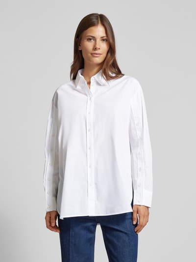 Marc Cain Overhemdblouse met knoopsluiting Wit - 4