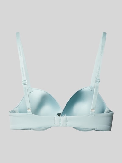 Calvin Klein Underwear Schalen-BH mit Label-Print und Push-Up Effekt Aqua 3