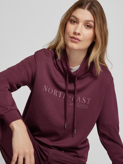 Soyaconcept Sweatshirt mit Stehkragen Modell 'Banu' Bordeaux 3