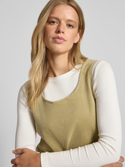 Marc O'Polo Denim Nauwsluitende mini-jurk van katoenmix Rietgroen - 3