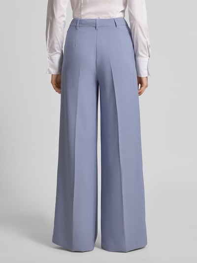 BOSS Orange Wide Leg Bundfaltenhose mit Bügelfalten Modell 'C_TIWI2' Rauchblau 5
