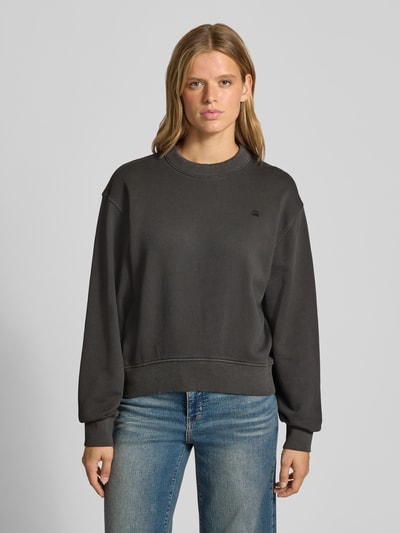 G-Star RAW Relaxed Fit Sweatshirt aus reiner Baumwolle Black 4