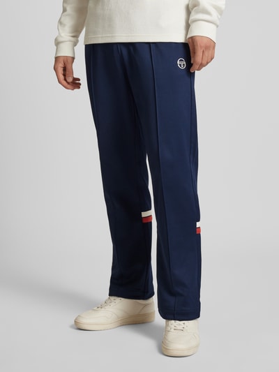 SERGIO TACCHINI Regular Fit Trackpants mit fixierten Bügelfalten Marine 4