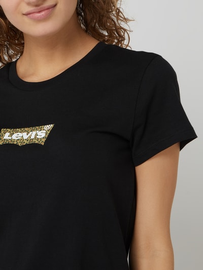 Levi's® T-shirt met logo Zwart - 3