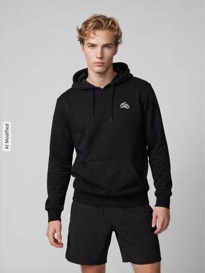 adidas Sportswear Hoodie mit kleinem Label-Stitch Black 4