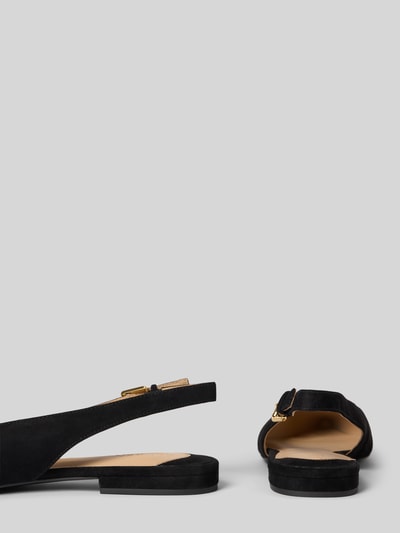 Lauren Ralph Lauren Ballerinas mit Dornschließe Modell 'LONDYN' Black 2