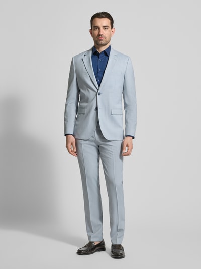HUGO Marynarka garniturowa o kroju super slim fit z mieszanki żywej wełny model 'ARTI' Jasnoniebieski 1