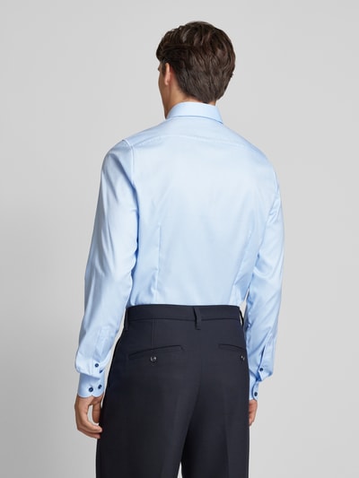 OLYMP Level Five Slim fit zakelijk overhemd met kentkraag, model 'New York' Bleu - 5