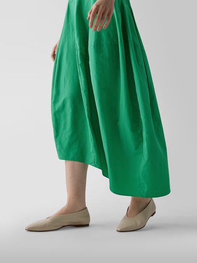 Tibi Midikleid mit Spaghettiträgern Grün 6