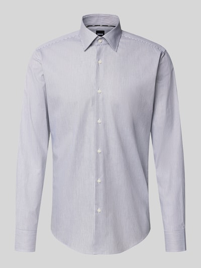BOSS Regular Fit Businesshemd mit Kentkragen Modell 'JOE' Marine 2