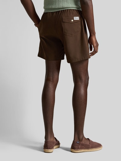Polo Ralph Lauren Underwear Badehose mit Logo-Stitching Mittelbraun 5