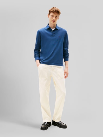Tommy Hilfiger Regular Fit Poloshirt aus Baumwoll-Mix  Jeansblau 1