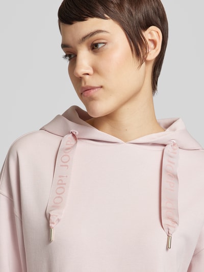 JOOP! Hoodie met labelstitching Roze - 3