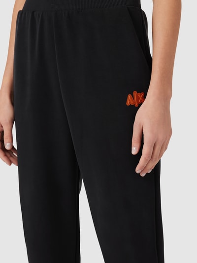 ARMANI EXCHANGE Sweatpants met labelpatch Zwart - 3