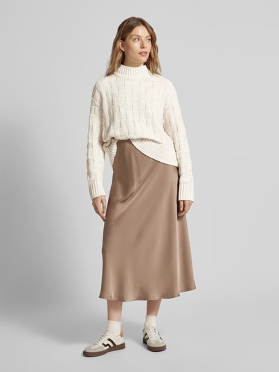 Vero Moda Pullover mit Stehkragen Modell 'ISA' Ecru 1