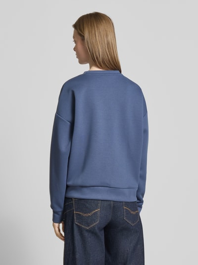 Vila Sweatshirt met ronde hals, model 'REFLECT Rookblauw - 5