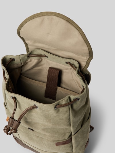 camel active Rucksack mit Label-Patch Modell 'AIR' Khaki 5