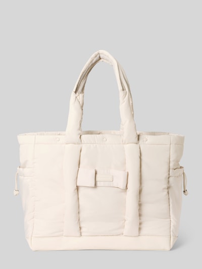 Hey Marly Handtas met labelpatch, model 'Cool Buddy' Ecru - 2