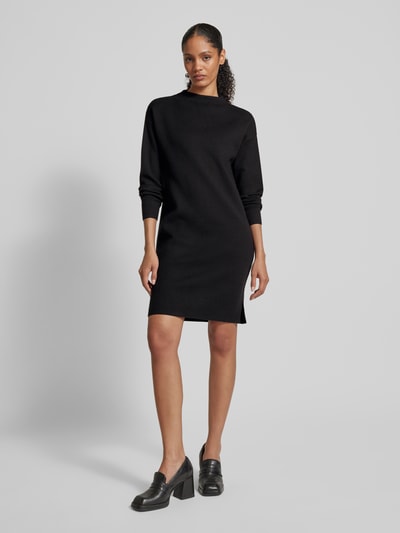 Christian Berg Woman Midikleid mit Stehkragen Black 1