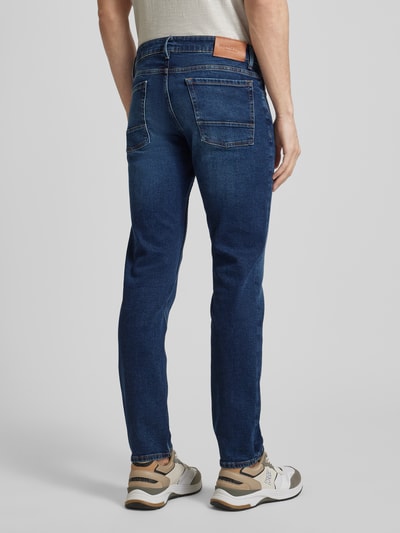 Marc O'Polo Shaped fit jeans in 5-pocketmodel, model 'Sjöbo' Marineblauw - 5