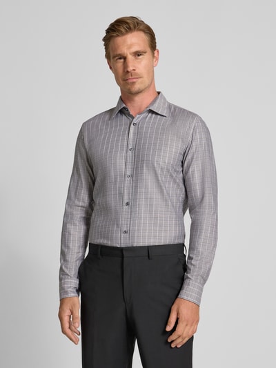 BOSS Slim fit zakelijk overhemd van premium materiaal, model 'HANK' Zand - 4