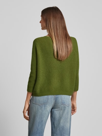 Weekend Max Mara Gebreide pullover met ronde hals, model 'XENO' Groen - 5