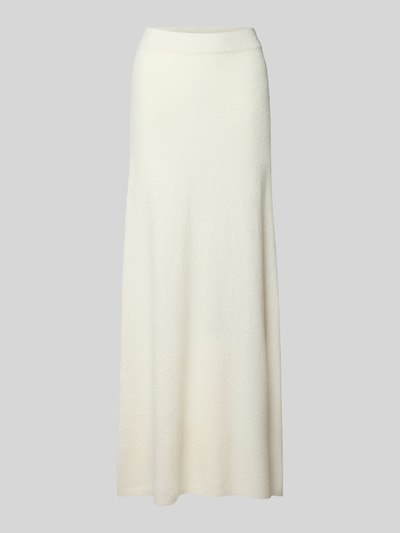 Productfoto, Maxirock met elastische tailleband model 'Insa' van OH APRIL, lichte kleur, zachte wolmix, losse fit