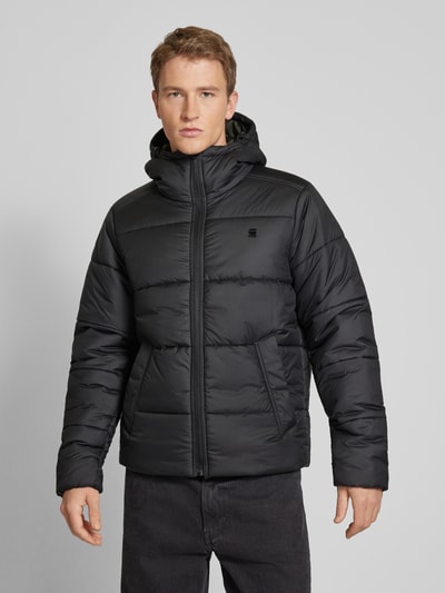 G-Star Raw Steppjacke mit Label-Applikation Black 4