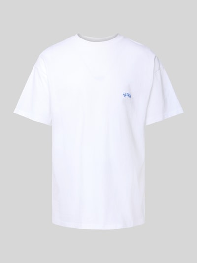 BLKVIS T-shirt met labelstitching, model 'ART LOGO' Wit - 2