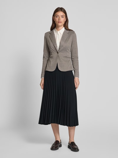 Rich & Royal Midi-Rock mit Plisseefalten Black 1