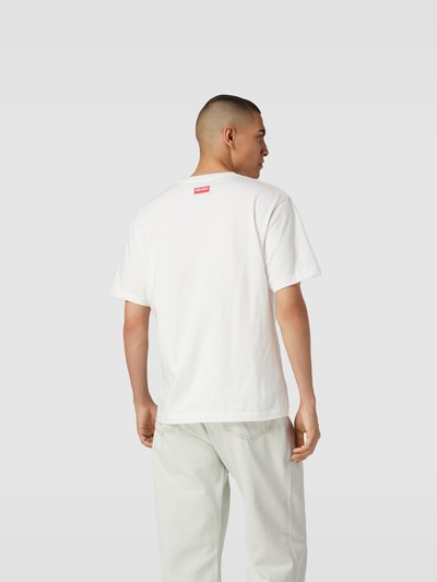 Kenzo T-Shirt mit Motiv-Print Offwhite 5