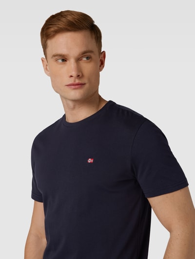 Napapijri T-Shirt mit Rundhalsausschnitt Modell 'SALIS' Marine 3