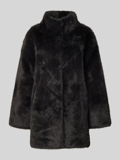 Juvia Webpelzjacke mit kuscheliger Innenseite Black 1