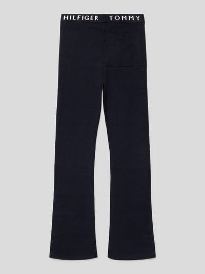 Tommy Hilfiger Teens Broek met ribstructuur Marineblauw - 3