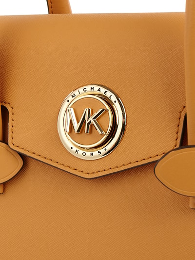 MICHAEL Michael Kors Torebka ze skóry saffiano model ‘Carmen’ Brązowy 2