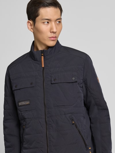 camel active Jacke mit Stehkragen und Reißverschlusstaschen Marine 3