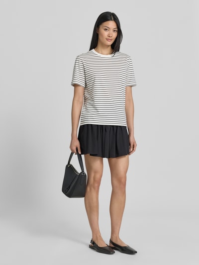 Jake*s Casual regular fit T-shirt van puur katoen Offwhite - 1
