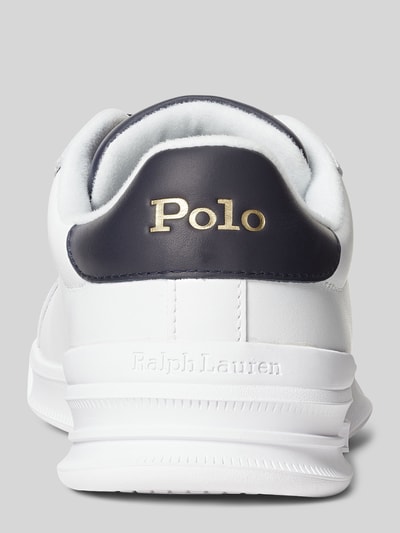 Polo Ralph Lauren Sneakersy z naturalnej skóry z wyhaftowanym logo Biały 4