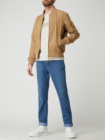 Esprit Blouson mit Ärmeltasche Beige 1