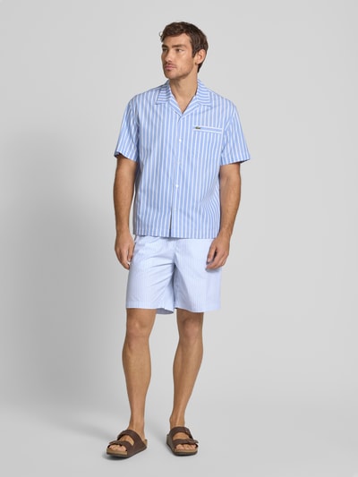 Lacoste Shorts mit elastischem Bund Hellblau 1